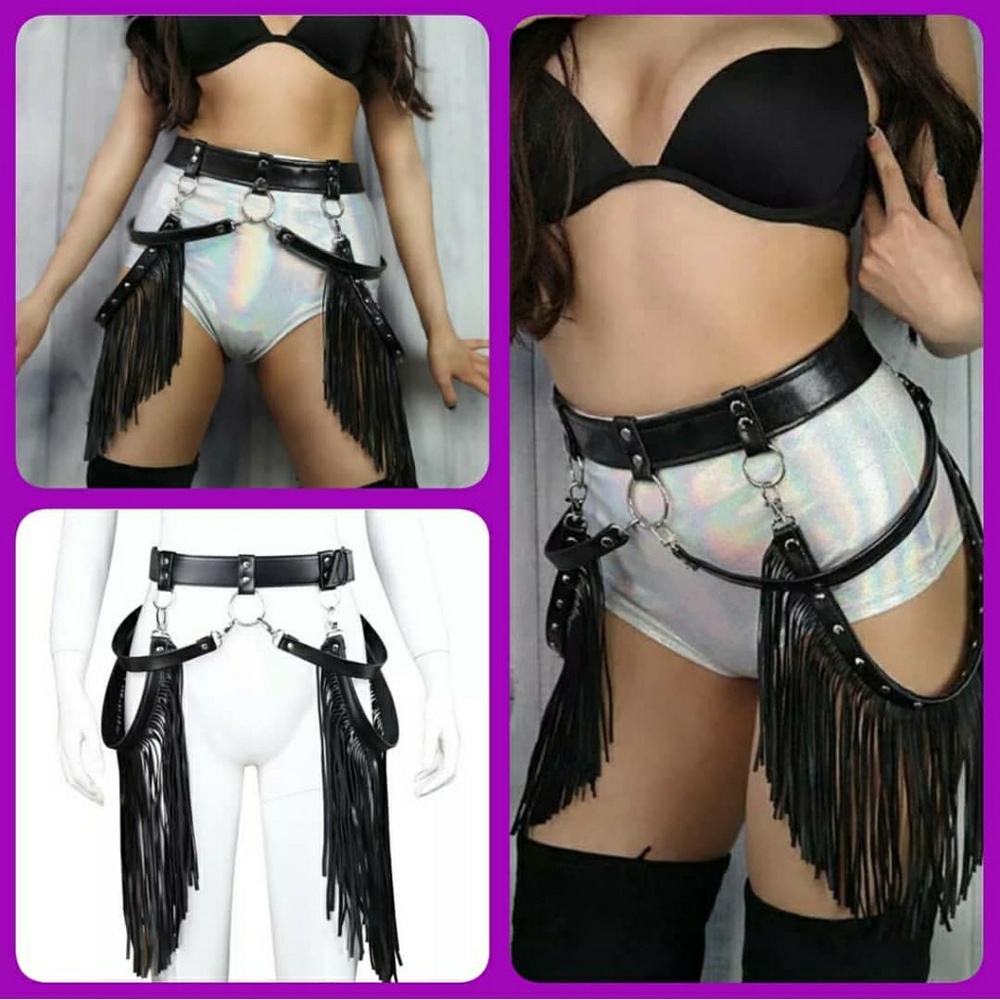 Saddlebag waistband belt skirt harness